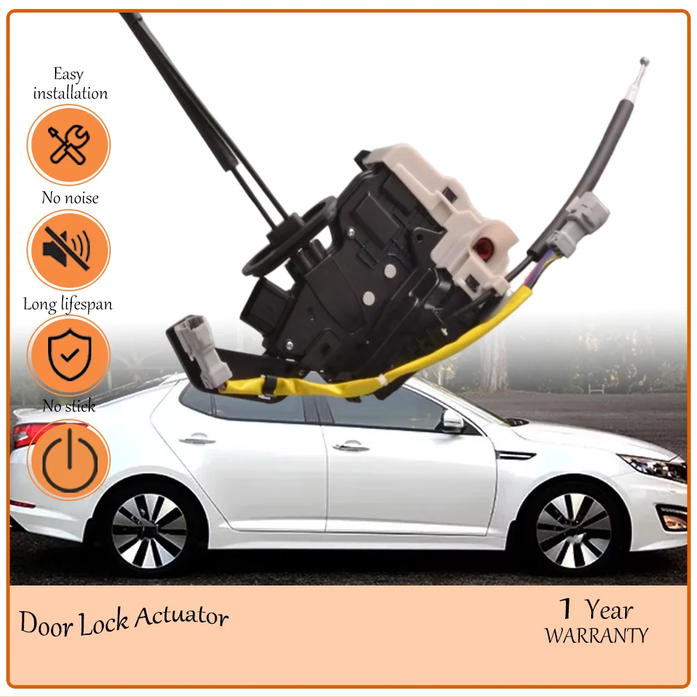 Фото Привод замка передней левой/правой и задней левой/правой двери для Optima 2012 года, OEM 81311-4C010, 81321-4C010, 100DLA2282S, 100DLA2286S