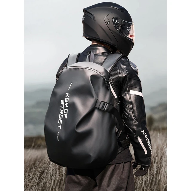 Motorcycle Helmet Bag Full Helmet Rider Bag Large Capacity Waterproof Motorcycle Equipment Shoulder Bike Riding Backpack Male AliExpress