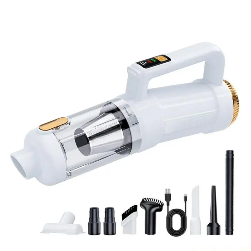 J0MA Rechargeable Air Duster Car Vacuum Cleaner Portable Car Vacuum 2 Gear Adjustable Cordless Vacuum with Brushless Motor
