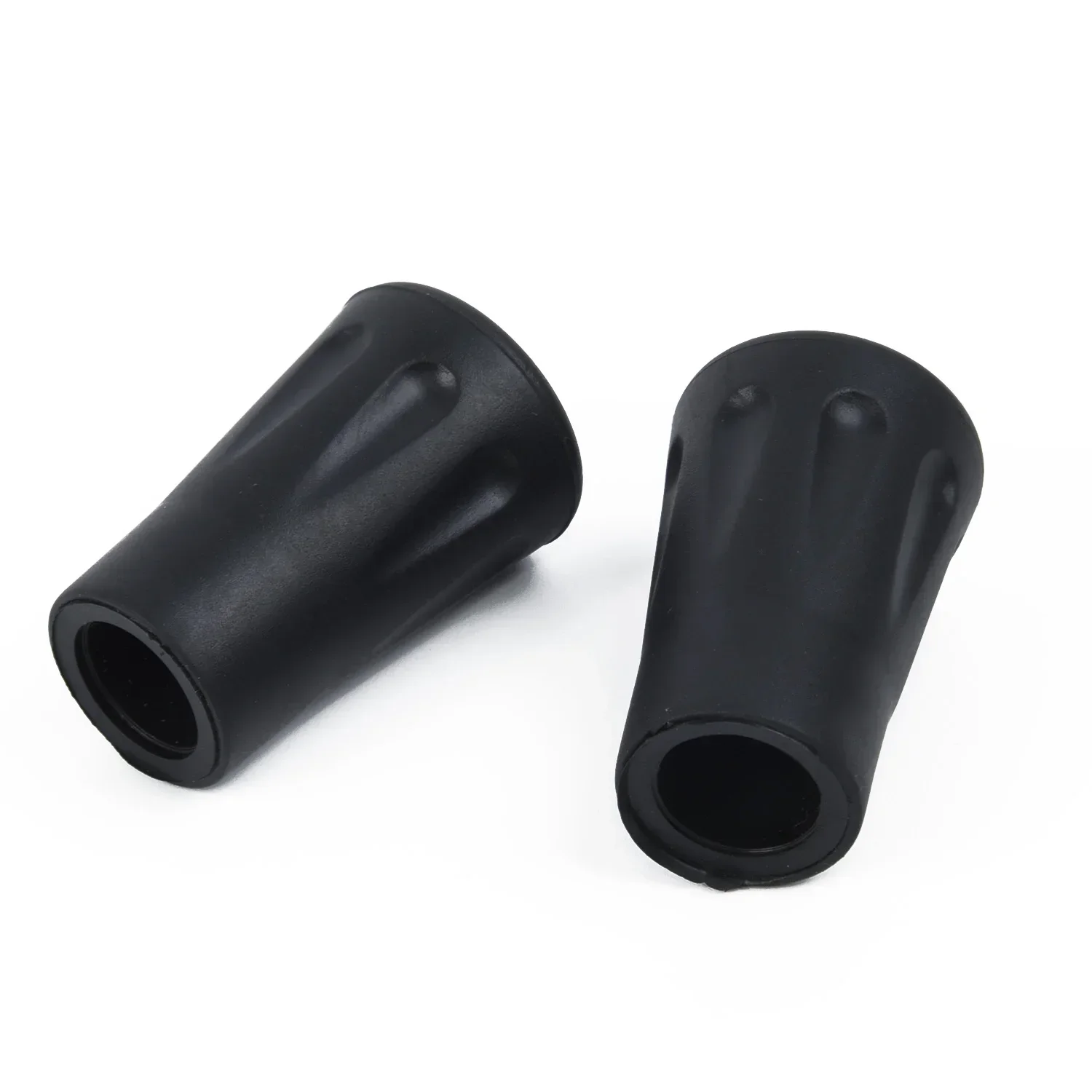 2/4 Pcs Rubber Reinforced Tip End-Cap Hiking Walking Stick Trekking Pole Covers Durable Rubber Protect The Tip Of The Stick