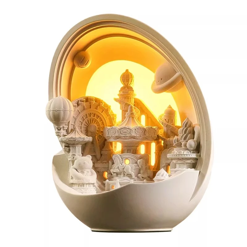 

Amusement park aromatherapy night light creative wedding gift bedside lamp ambient light birthday gift female