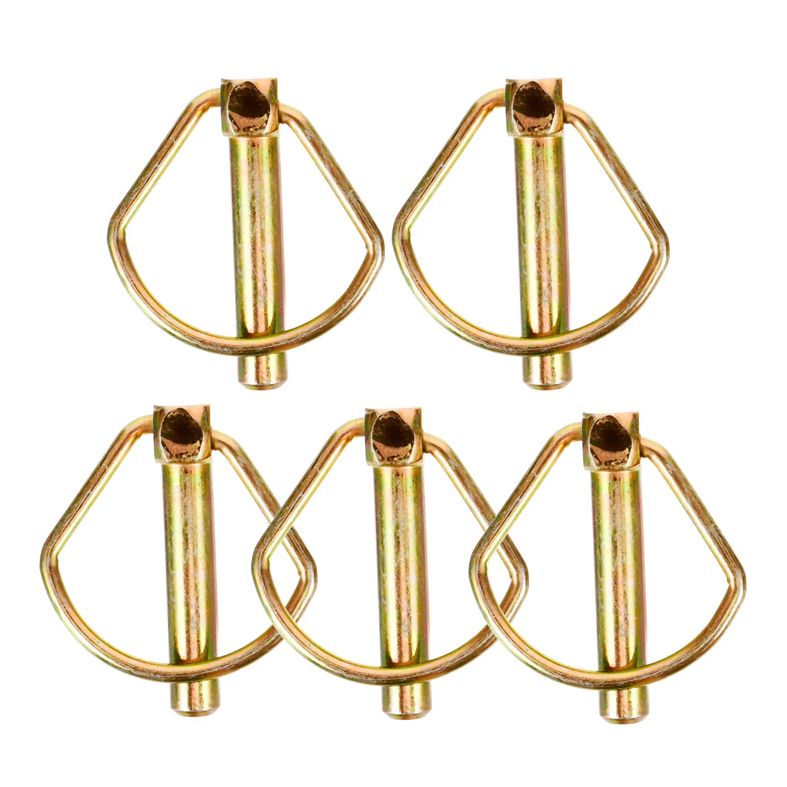 Heavy Duty Quick Release Locking Pin 5 Pieces Shaft Fastener for Trucks Trailers Mowers Tractors Bimini Tops