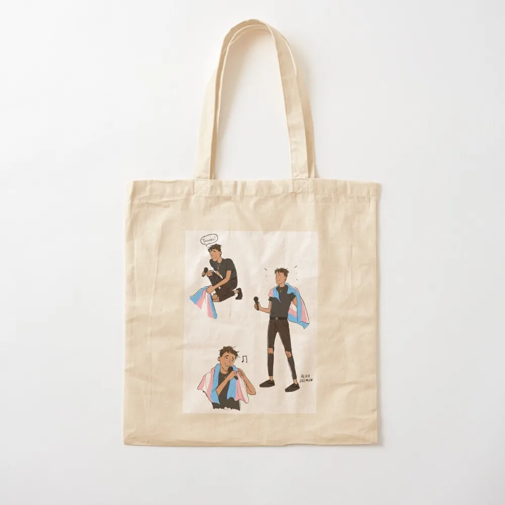 

Trans Rights Jimmy Tote Bag Gift bags handbag tote bag canvas Reusable bags Canvas Tote Bag