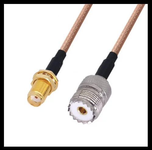 

RG316 Cable UHF Female to SMA/RP SMA Female jack Connector RF Coaxial Jumper Pigtail Cable 0.1-10m