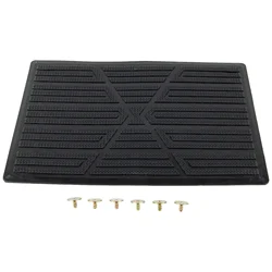 1*Universal Car Floor Pad PVC Pedal Plate Anti Skid Foot Heel Scuff Plate Car Floor Mat Non-Slip Carpet Patch 23×15cm Car Mats