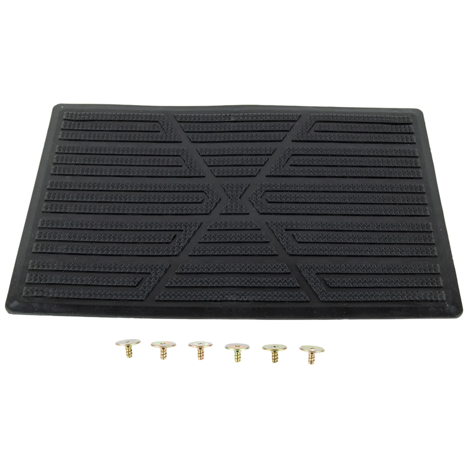 1*Universal Car Floor Pad PVC Pedal Plate Anti Skid Foot Heel Scuff Plate Car Floor Mat Non-Slip Carpet Patch 23×15cm Car Mats