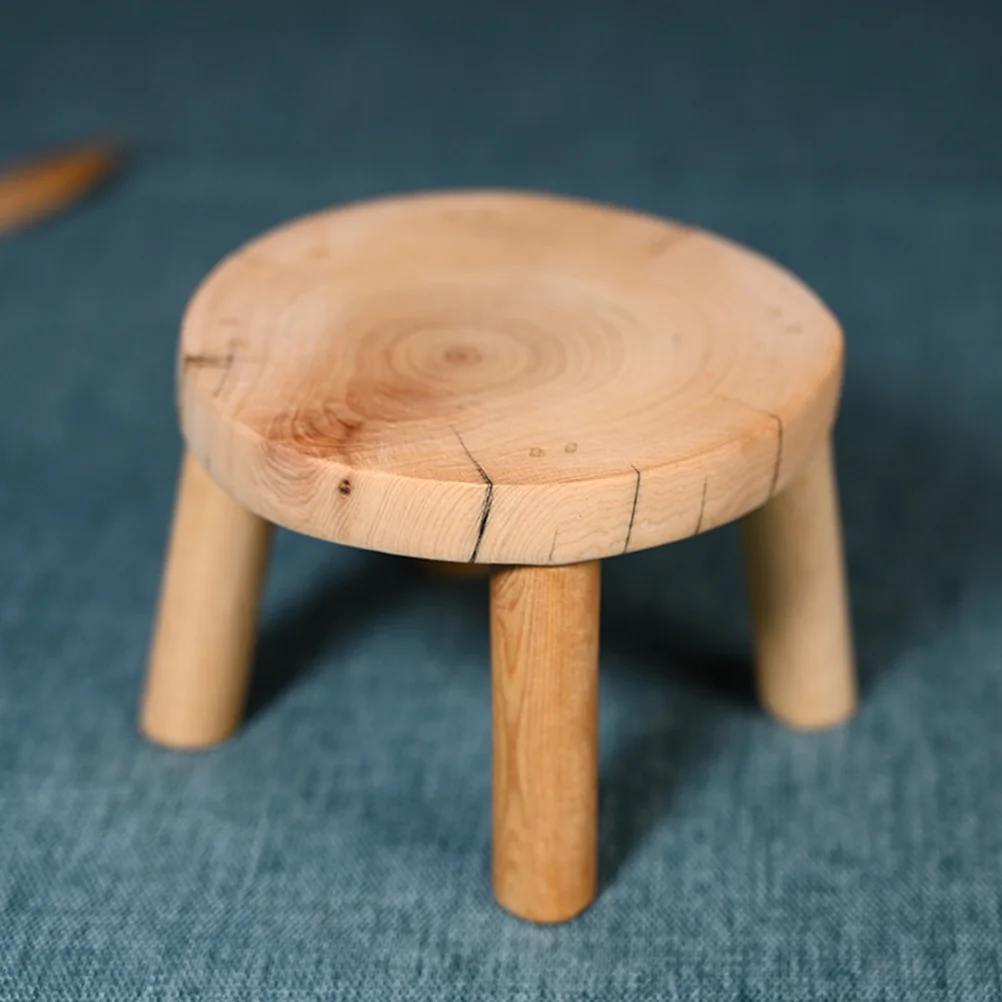 

Cliff Cypress Wood Ornaments Pedestal Stand Display Base Sturdy Wooden Crafts Holder for Flowerpot Fish Tank Decoration