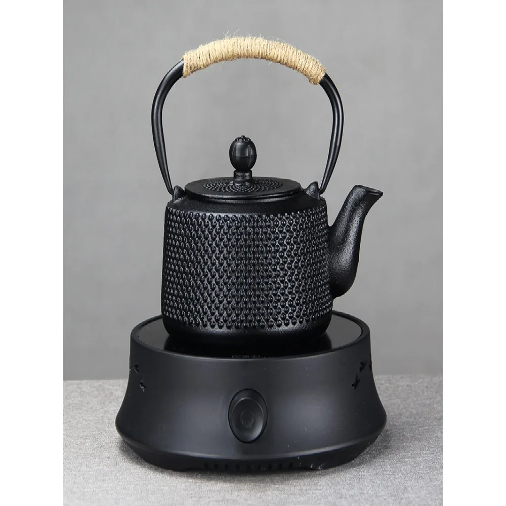 Japanese cast iron pot, boiling water teapot set, special tea brewer for electric ceramic stove, charcoal fire pot, surrounding