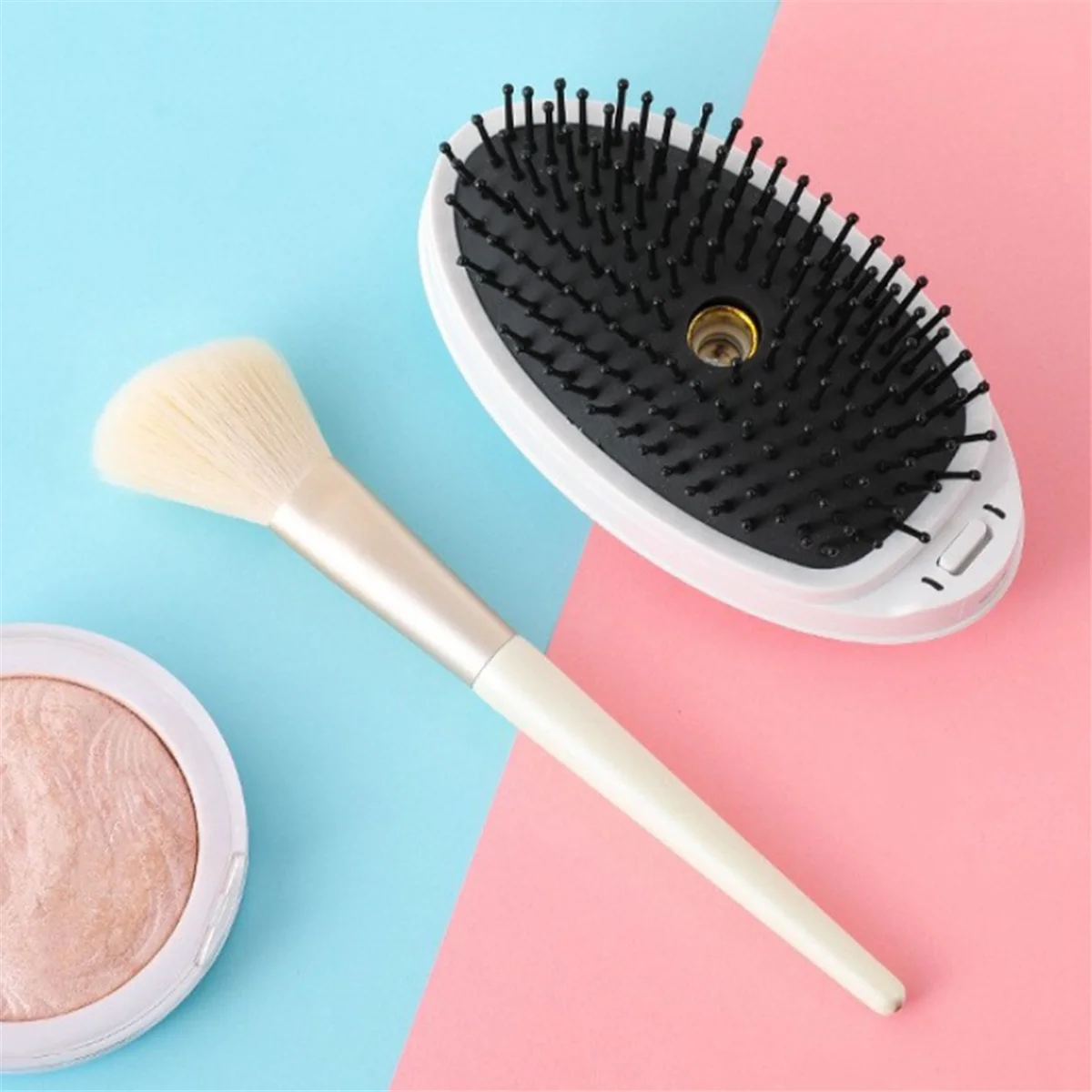 Portable Universal Steam Spray Ion Hair Comb Anti-Static Hair Knot Electric Spray Vibration Massage Comb Ionic Hair Comb