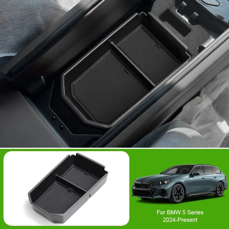 

Car Armrest Box Storage Auto Door Side Organizer Tray Storage Box Tidying Interior Accessory For BWM 5 Series 2024-Present