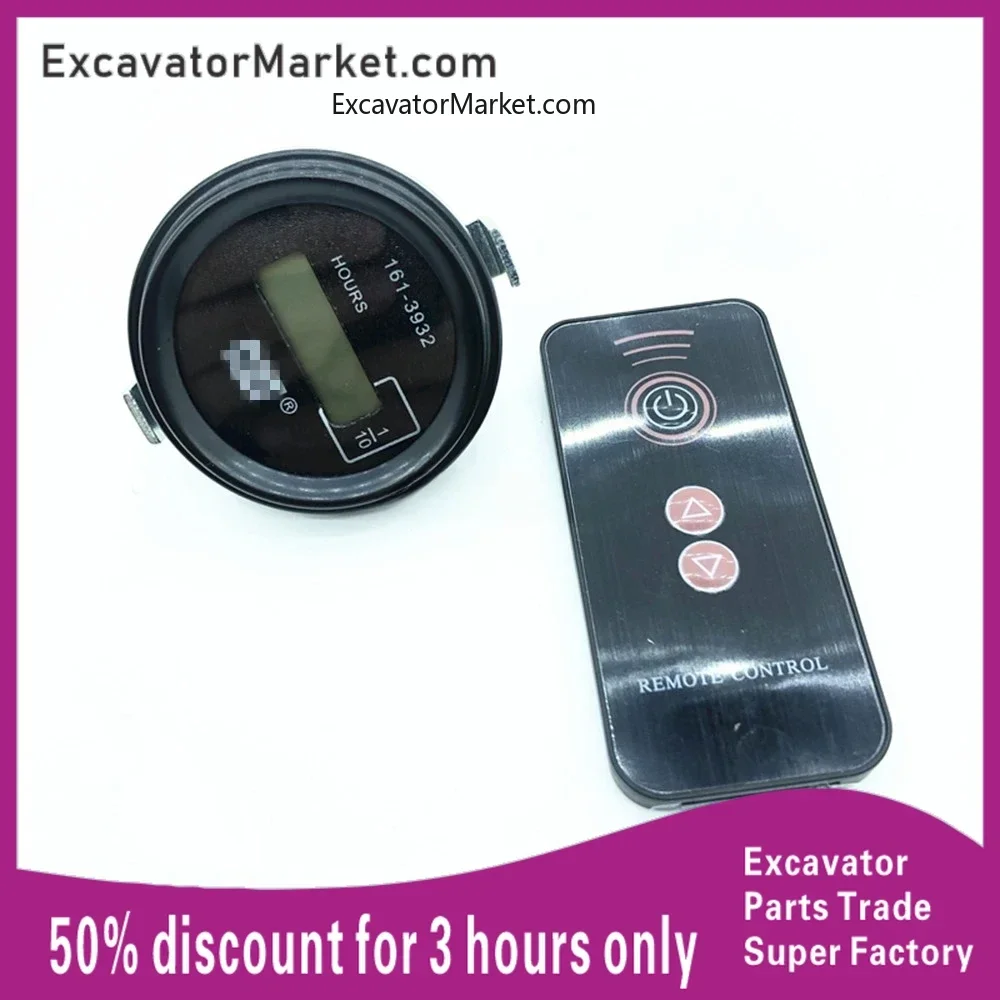 For CATERPILLAR CAT E312 320 324 329 336B C D D2 Excavator Hour meter Timer Working Hour meter  Accessories For excavator