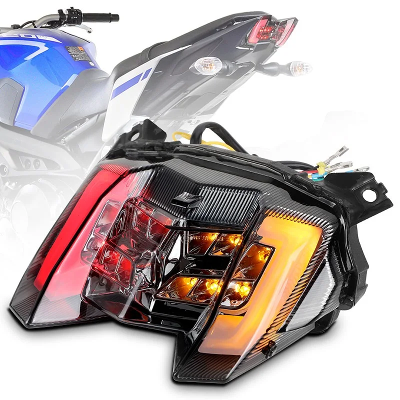 ヤマハ-mt09-mt-09-fz09-fz-09-2017-2018-2019-2020用-eマーク付き-バイク用ledテールライト-リアストップブレーキターンシグナルランプ-drl-12v