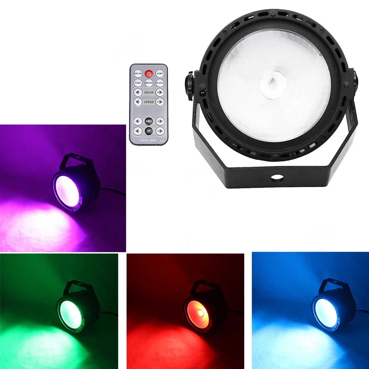 Hot-selling UV Purple Par Light Led Small COB with Full-color Voice Activated  for Bar KVT Stage Home Entertainments