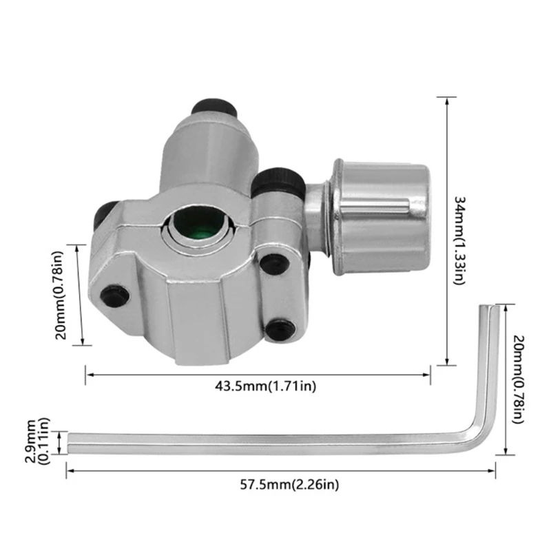 BPV-31 válvulas piercing compatíveis válvulas ajustáveis ​​1/4 5/16 3/8 Polegada substituir dropshipping