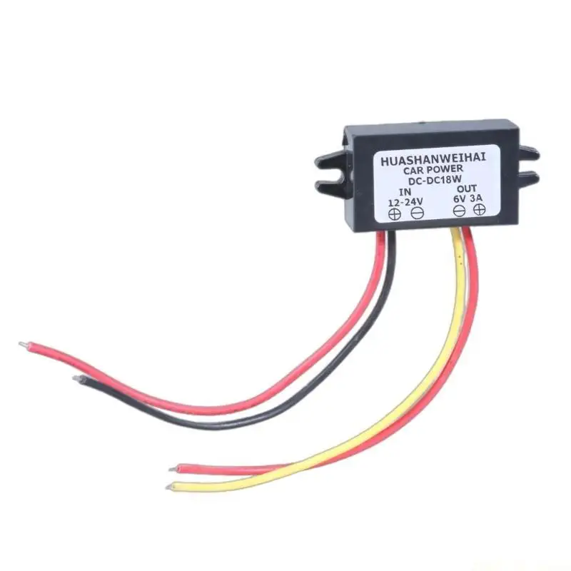 M5TD Waterproof Buckk Converters 12~24V to 6V 3A 2A 1A Supply Converters Module for Car LED Dispaly, Motor