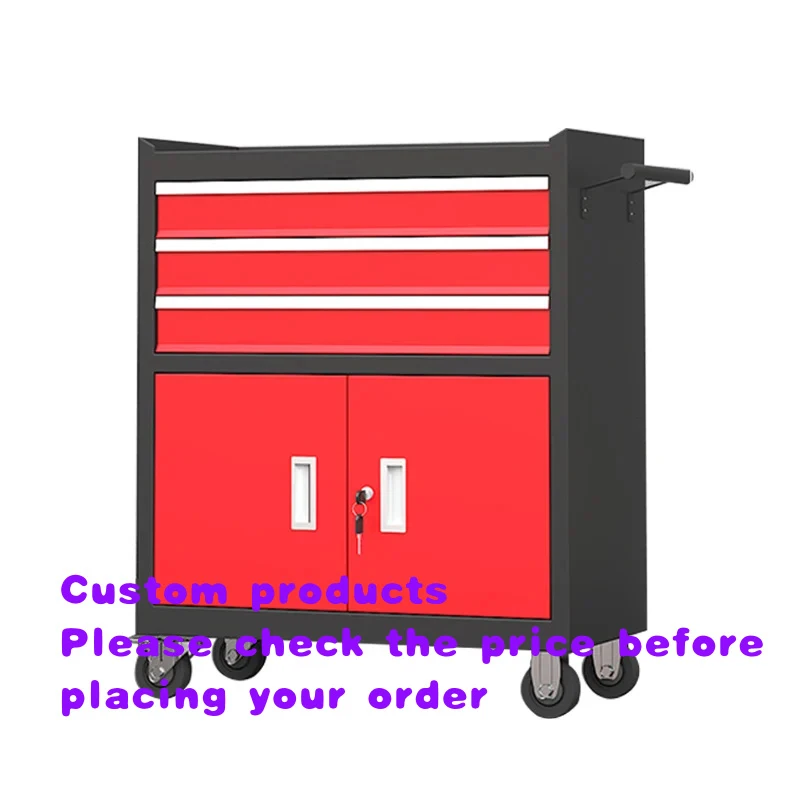 custom.Cabinet Workshop Multi Functional Mobile Toolbox Repair Drawer Type Cart Cabinet