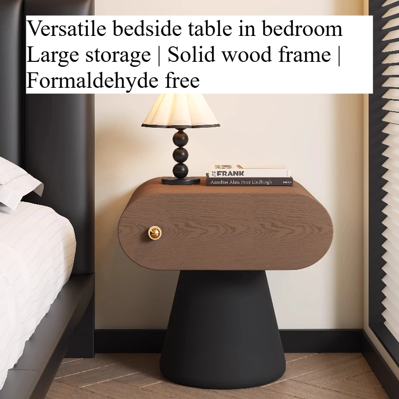 Japanese Simple Nightstand Vintage Organzizer Side Cabinet Narrow Nightstands Storage Bedroom Wooden Floor Unique Home Furniture
