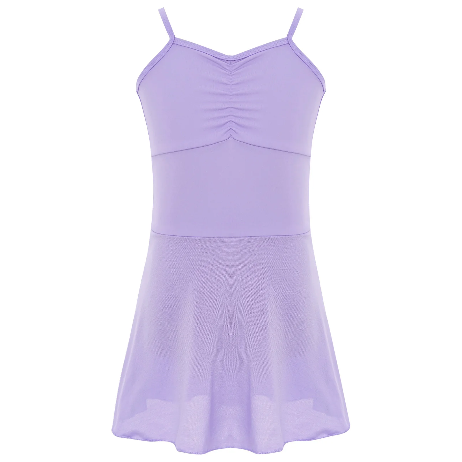 Body da ginnastica per bambini con canotta per ragazze, abito da balletto, abito in tulle senza schienale per abbigliamento da allenamento per prestazioni di riscaldamento