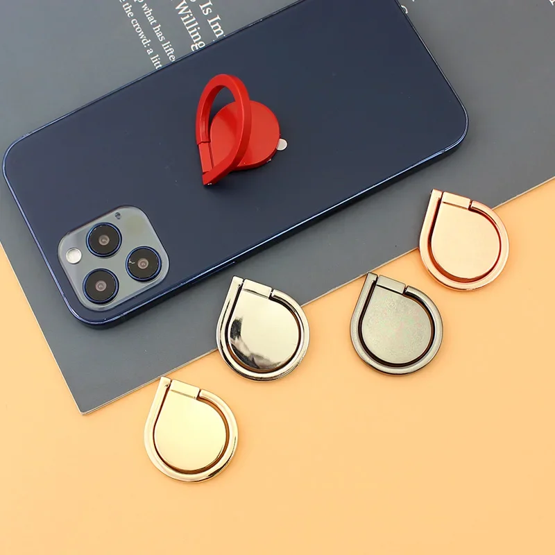 

CdsWater Drop Shaped Ring Портативный держатель для мобильного телефона Универсальный вращающийся на 360 градусов держатель для кольца на палец для телефона Huawei