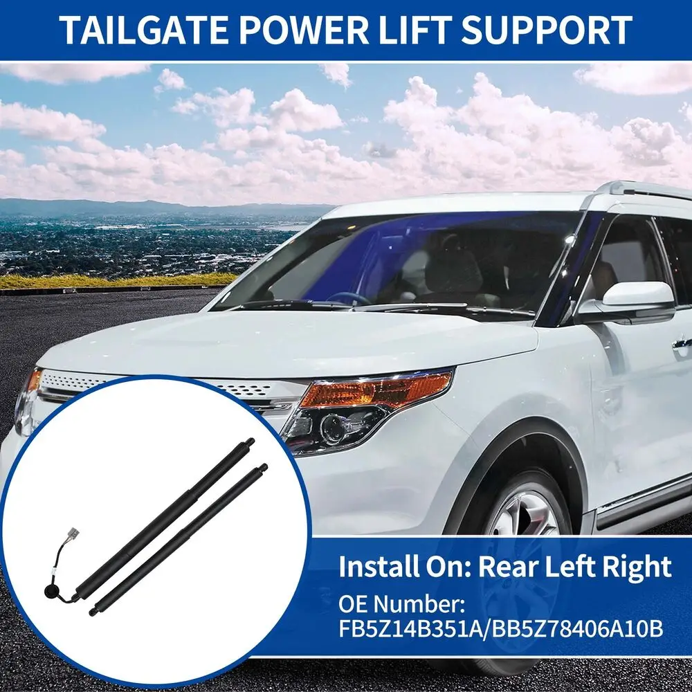 for 2011-2015 Ford Explorer trunk electric tailgate lift support rod OE: BB5Z14B351A FB5378402A55BA left BB5Z78406A10B right