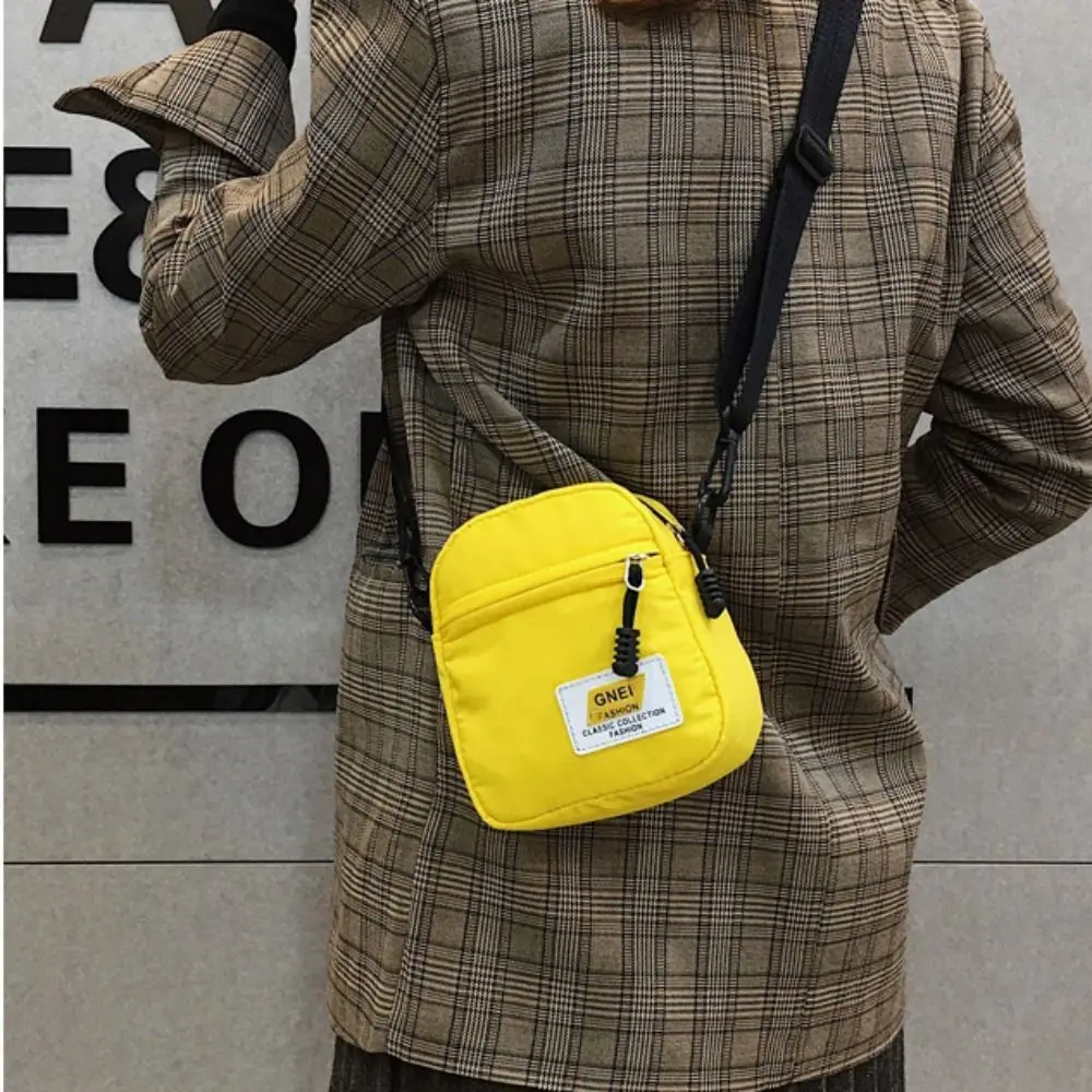 

Новая парусиновая сумка через плечо, мини-простая сумка через плечо, сумка-мессенджер для женщин и девочек