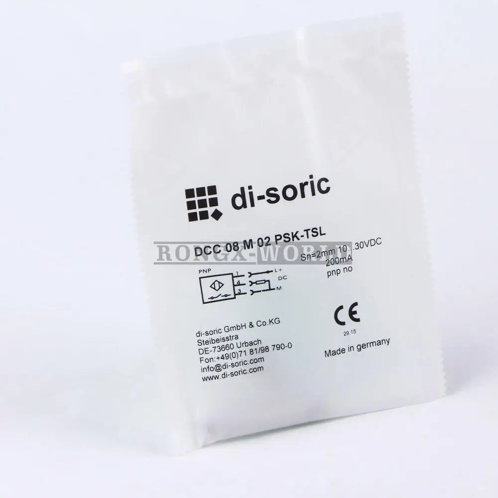 ONE for Di-soric DCC 08 M 02 PSK-TSL Proximity Switch Sensor DCC08M02PSK-TSL New