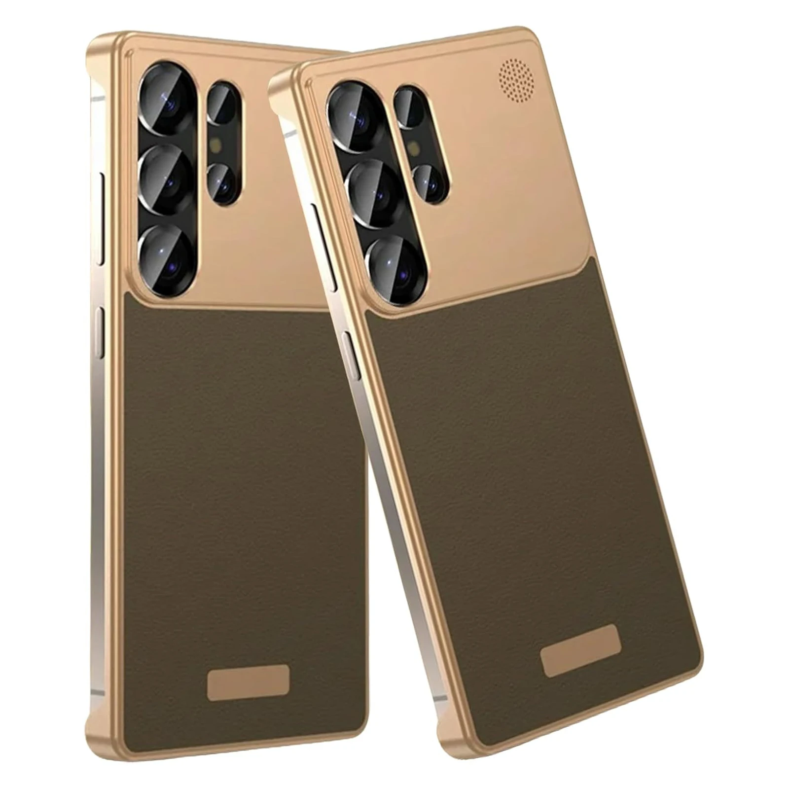 

Aromatherapy Case for Samsung Galaxy S26 Ultra Magnetic Luxury Leather Back Metal Bezel Less Sleek Minimalist Slim Lightweight