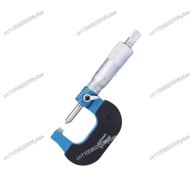 Pointed-Tip Mechanical Micrometer 0-25mm Electronic Digital Display Single-Tip Micrometer High Precision 0.01mm