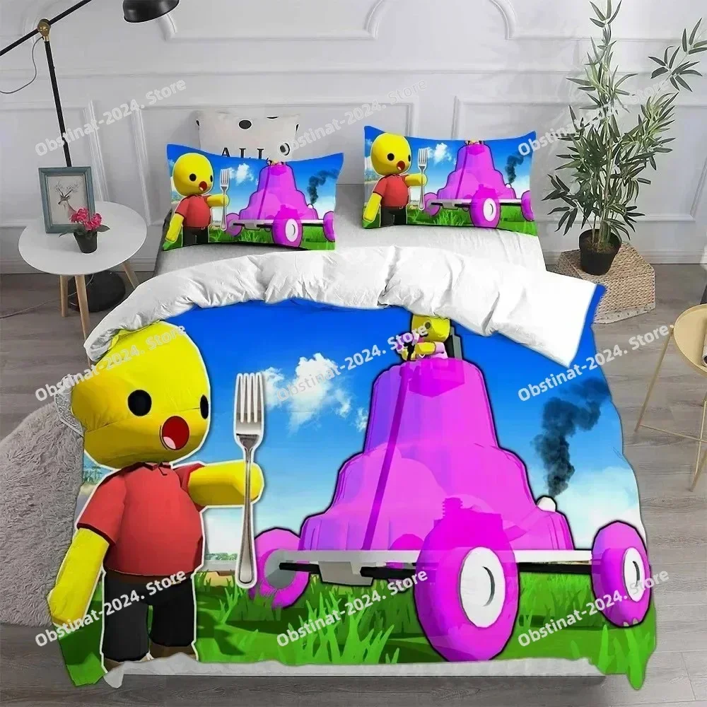 3D Wobbly & Life Single Twin Bedding Set Printed Comforter Quilt Bed Cover Duvet Cover Pillow Case 3 Pieces Sets Kids Adult Size