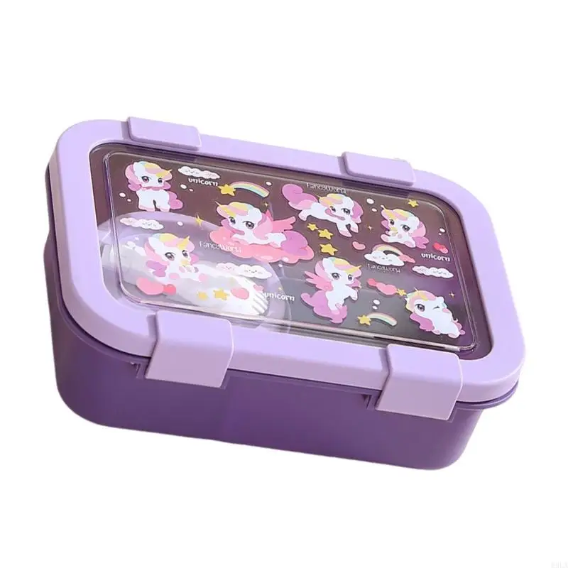 

2025 New Meal Container With 3 Compartments Fun Pattern For College Office Outdoors