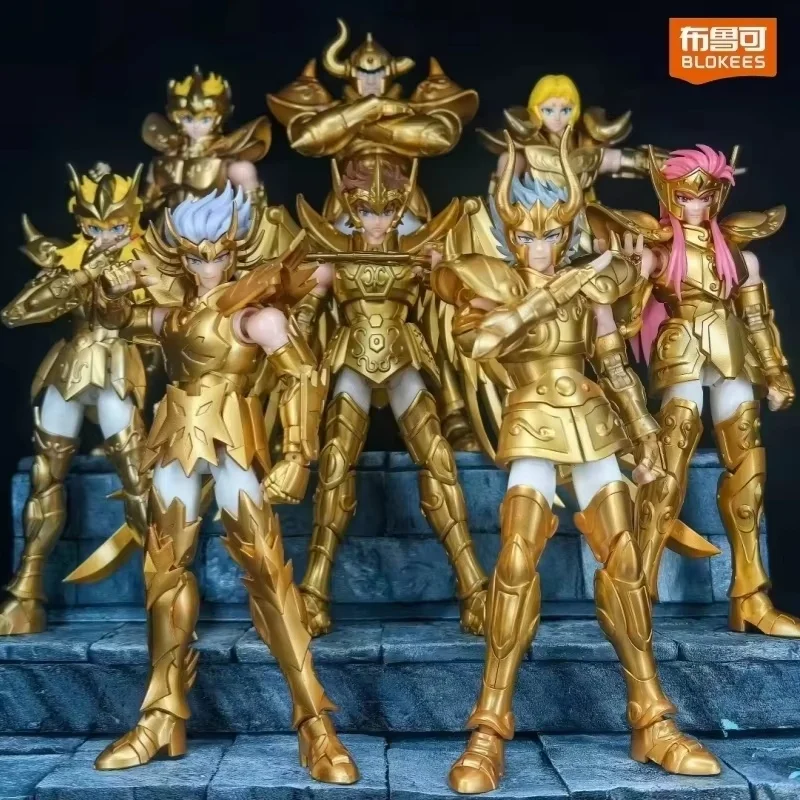Blokees Saint Seiya Champion Class Figura de Acción Pegasus EX 40TH Sagittarius Aiolos Bloques Modelo Coleccionable Decoración Juguete Regalo