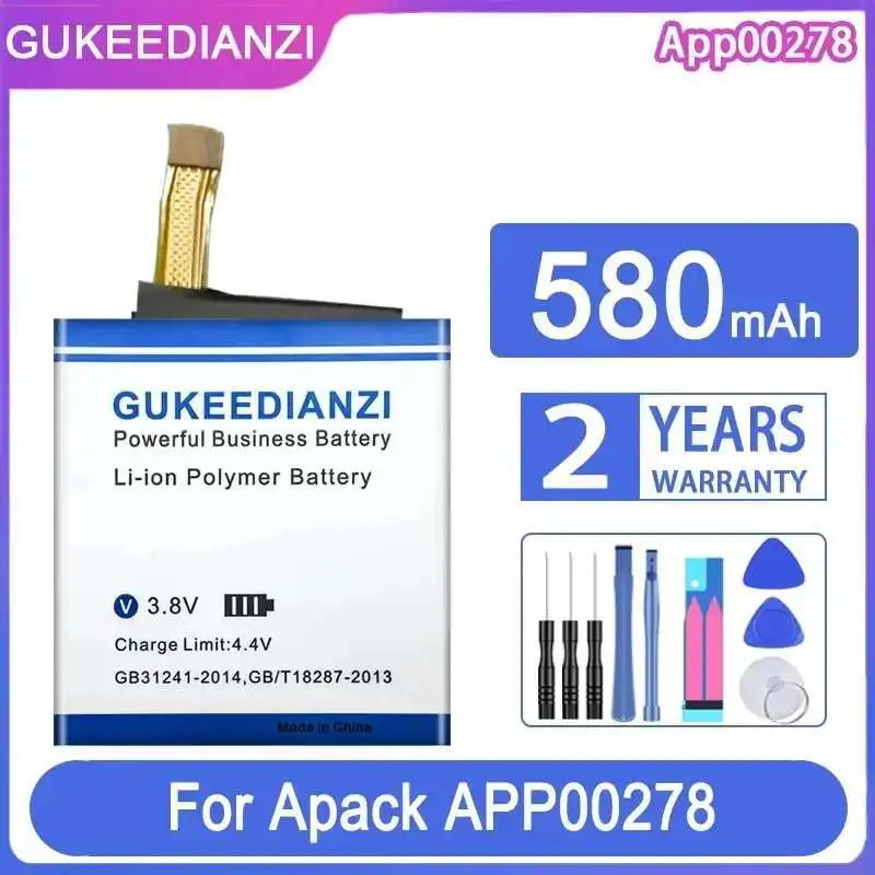 

Battery App00278 With Cable For Apack APP00278 580Mah High-Capacity