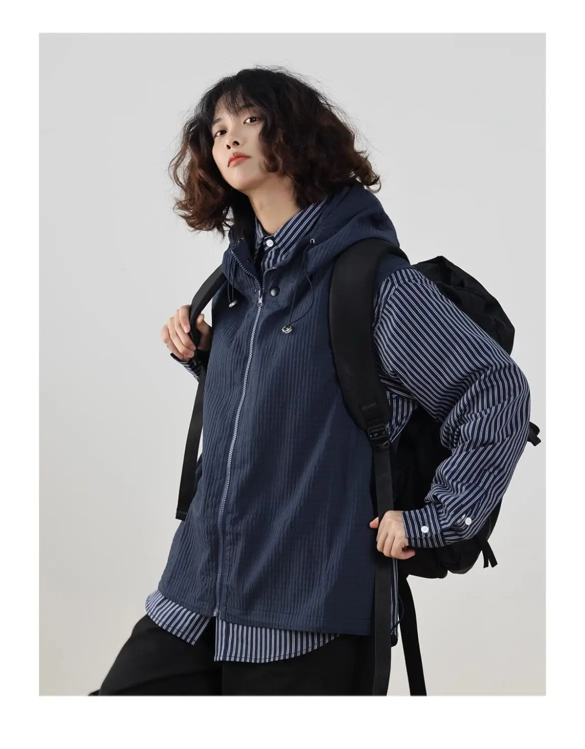 

Vests Waistcoats Thin Womens Vest In Sleeve Spring Linen Pleated Cropped Minimalism Woman Young Flexible Lightweight Waistcoat