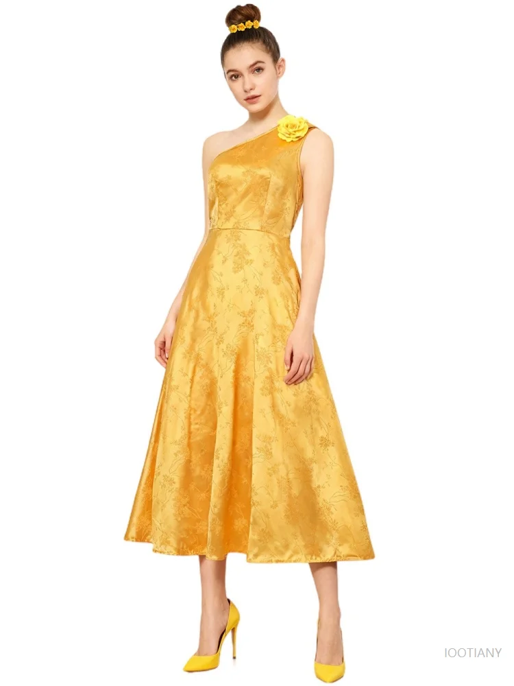 فستان لعب الأدوار للأطفال من الرسوم المتحركة للبالغين زي زوتوبيا للهالوين كرنفال حفلة مرحلة الأداء أرنب الزي مجموعة ثوب أصفر #1