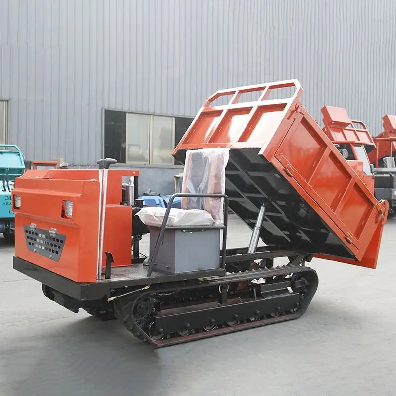 Crawler Dump Truck All Terrain Tracked Dumper Self Loading for Landscape