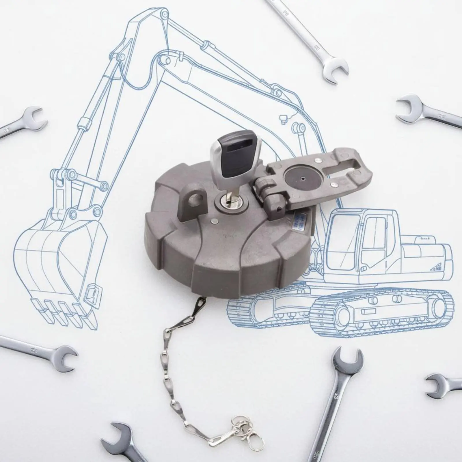 

Digging Machine Energy Cap with Locks Anti-Pilfering Locking Energy Container Cap Energy Energy Container Cover