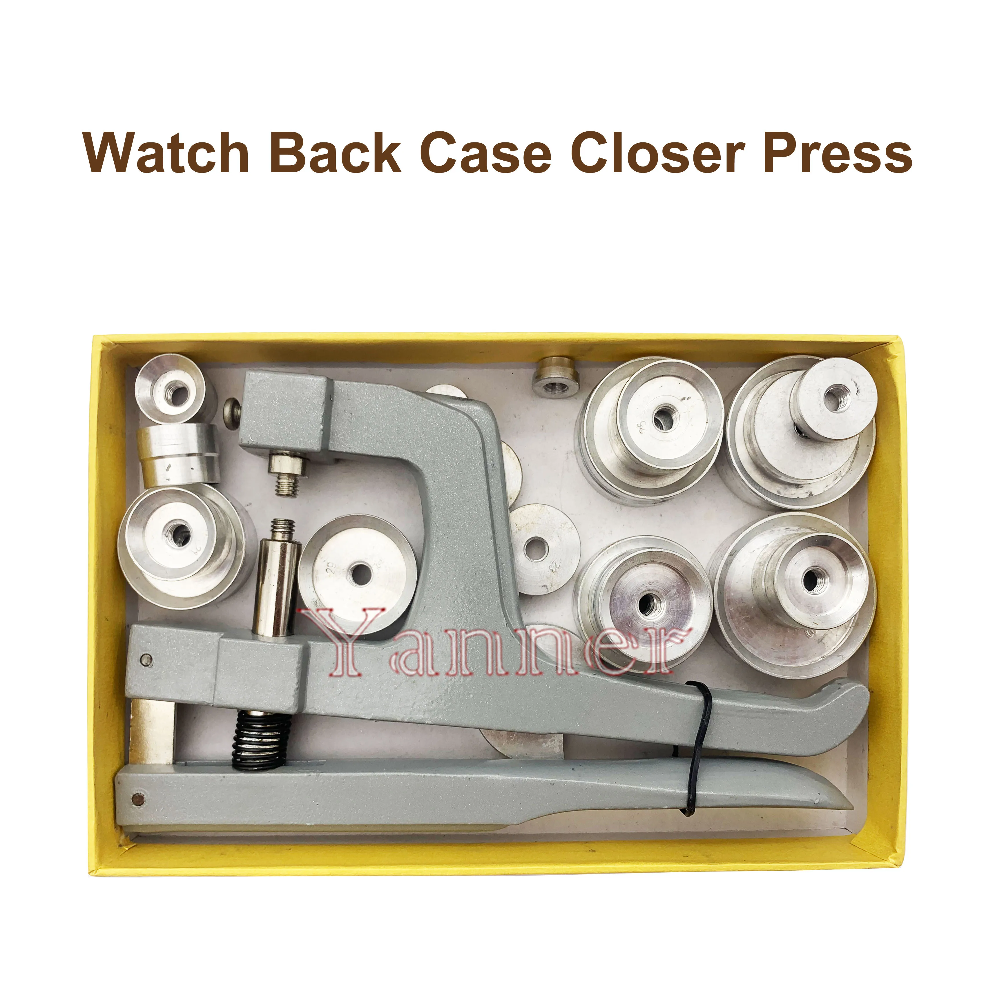 Watch Back Case Closer Press Watch Repair Tool Kits for Professional Watchmakers