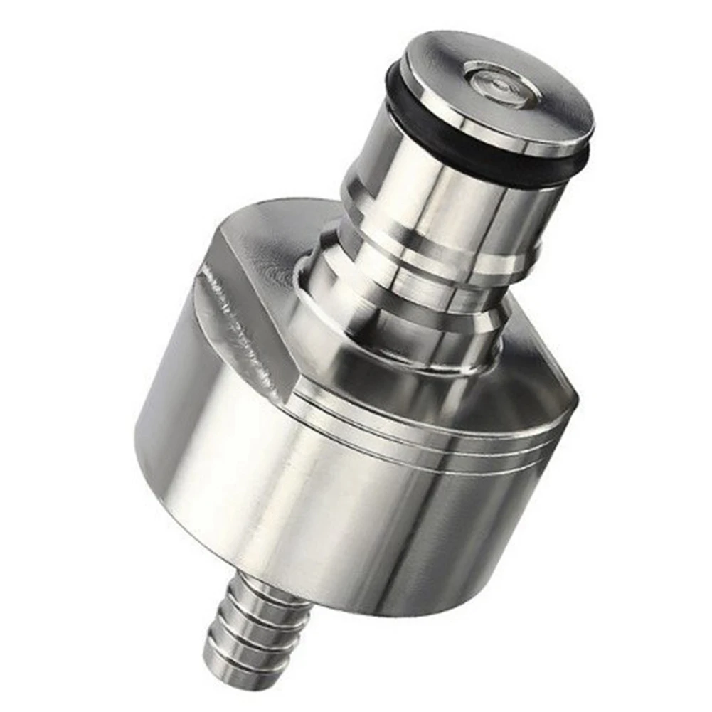 ABMS-2X Beer Brewing Carbonation Cap With 5/16Inch Barb Ball Lock Disconnect Set,Fit Cola Soda Beer Most Of Drink PET Bottles