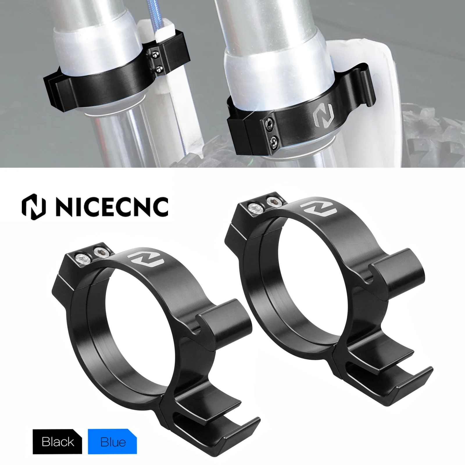 

For Yamaha YZ 85 YZ85 2002-2018 YZ80 1993-2001 YZ 85 80 NICECNC Motorcycle Front Fender Retainer Holder Wire Routing Clamp Clips