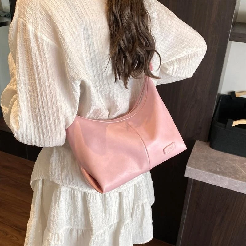

A3PE Women Bag PU Leather Crossbody Bag Commuting Bag Large Capacity Shoulder Bag Trendy Bag for Travel Daily Use