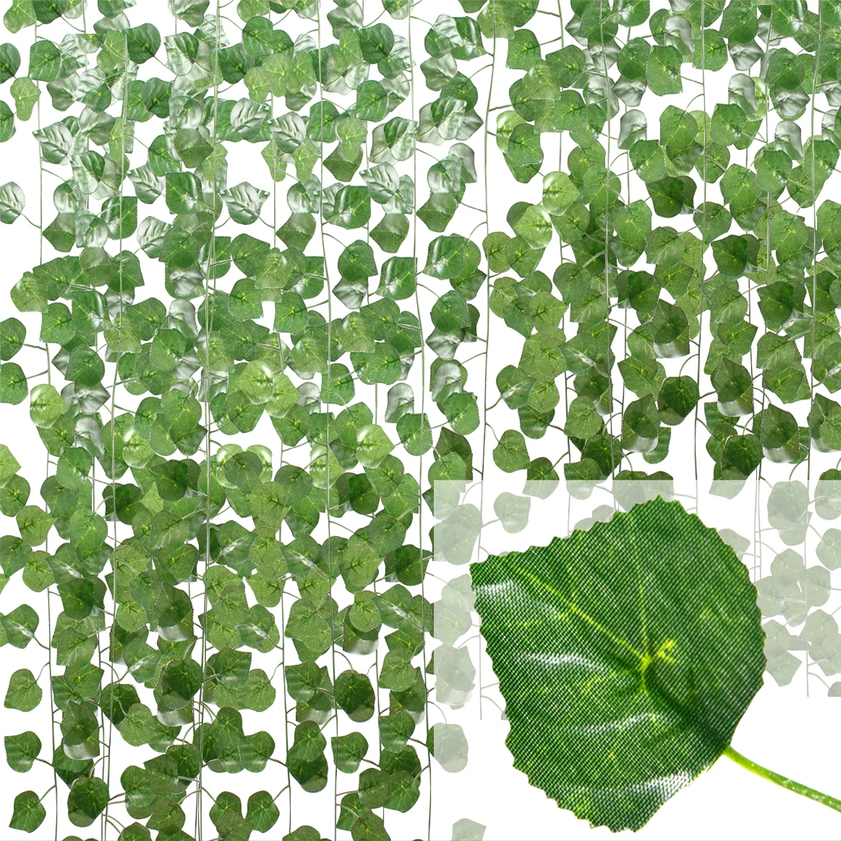 

230cm Artificial plant green ivy silk hanging vines leaf plant vines leaves For DIY Wall Green Festival Wedding Home decortation
