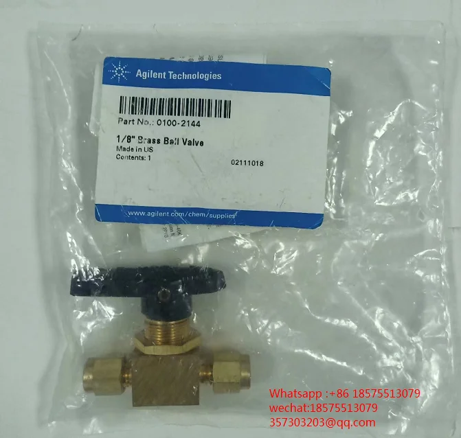 

For Agilent 0100-0090 0100-2144 Gas Way Tee 1/8 inch