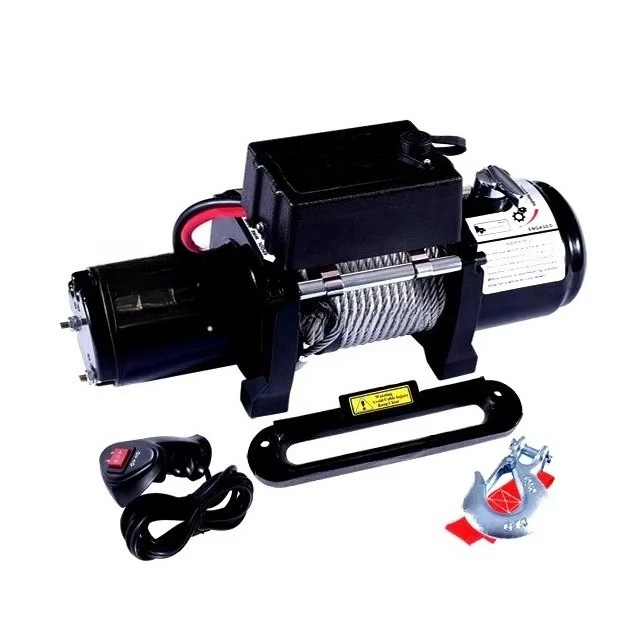 CE Gecertificeerde 8000 Lb Elektrische Lier 12 V 24 V DC Motor Vrachtwagen Off Road 4WD UTV ATV Boot Trailers elektrische Takel Lier