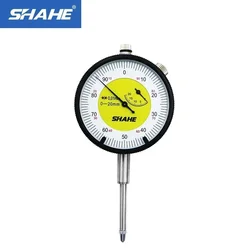 SHAHE High Accuracy Metric Dial Indicators 0.01mm Stand Dial Indicator Dial Gauge 0-20mm