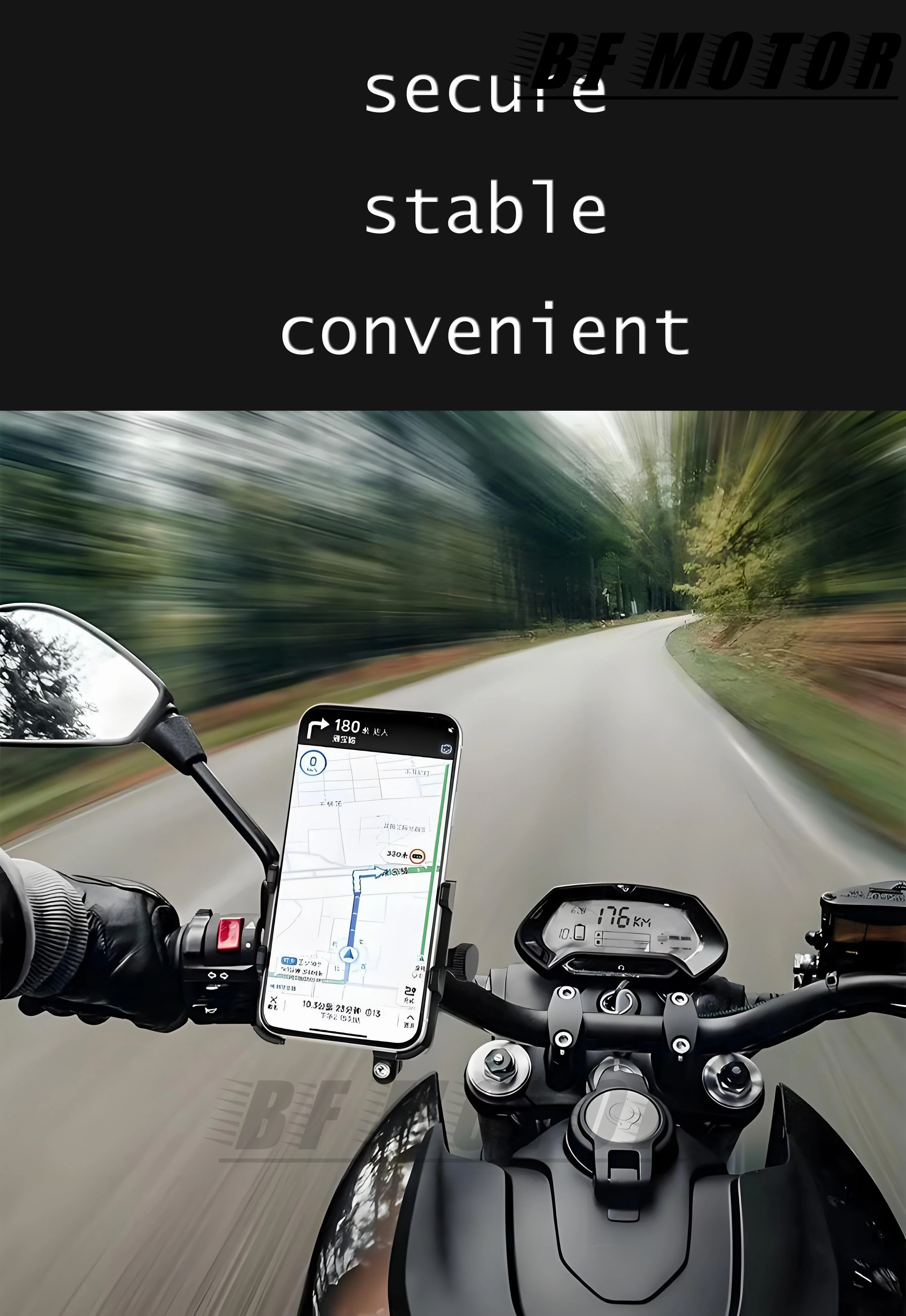 لياماها NMAX 155 N-MAX 125 155 NMAX125 2015-2023 دراجة نارية الملحقات حامل هاتف المحمول لتحديد المواقع والملاحة تصاعد قوس