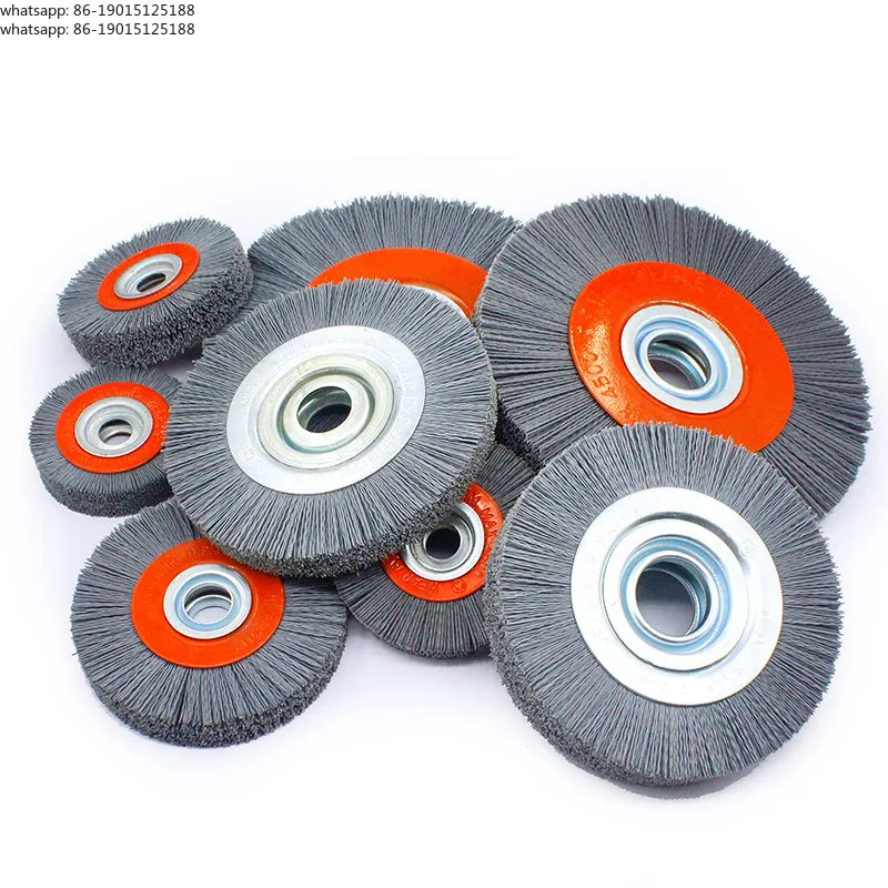 Customized flat grinding rust removal polishing wheel parallel silicon carbide brush deburring grinding wheel