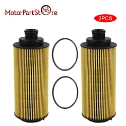 2 Pieces Engine Oil Filter with O-Ring Kit for Chevrolet Trailblazer 2012 2013 2014 Holden Colorado WCO172 12636838 Ryco R2734P