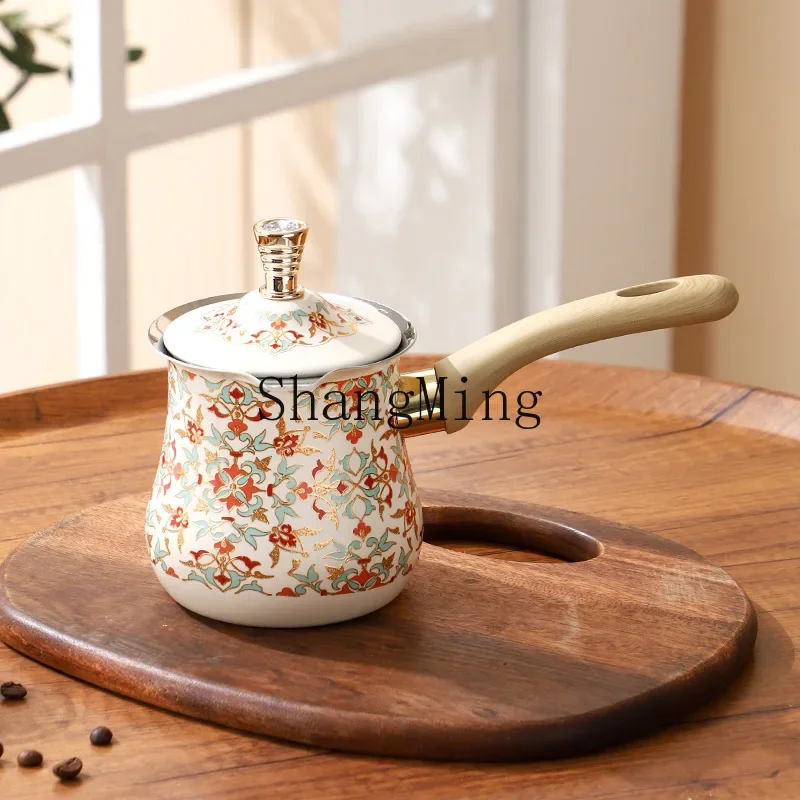 

CL stainless steel coffee pot milk cup coffee pot brewed tea chocolate butter milk cup