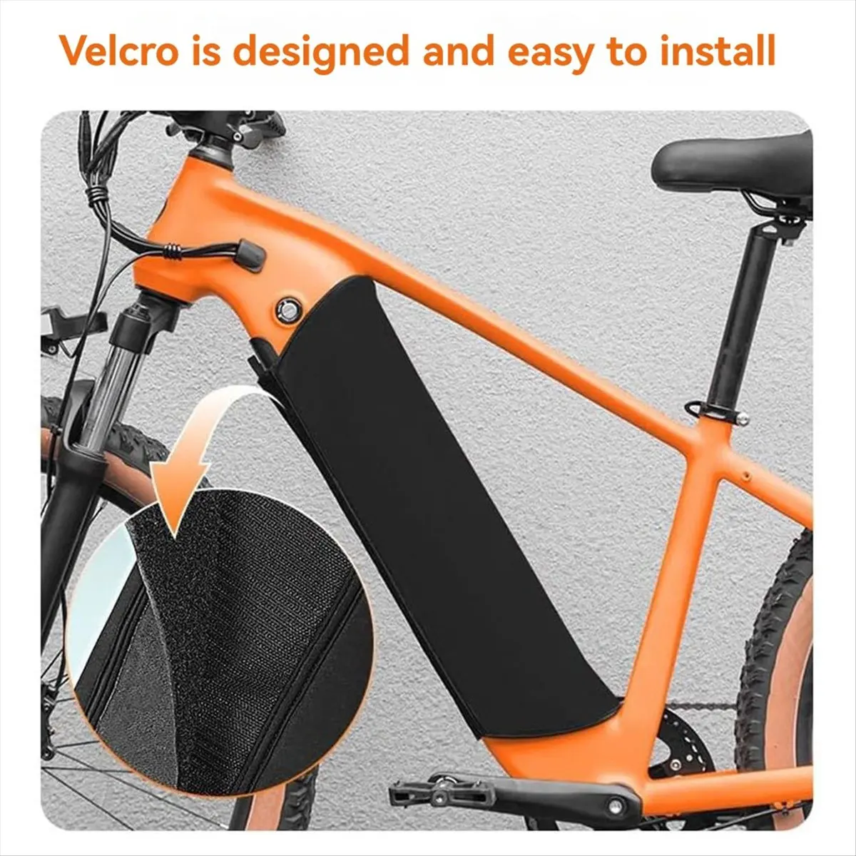 

AA74 2PCS Waterproof Neoprene Protective Cover for E-Bike Bicycle Battery Protective Cover for Battery Protection Cover