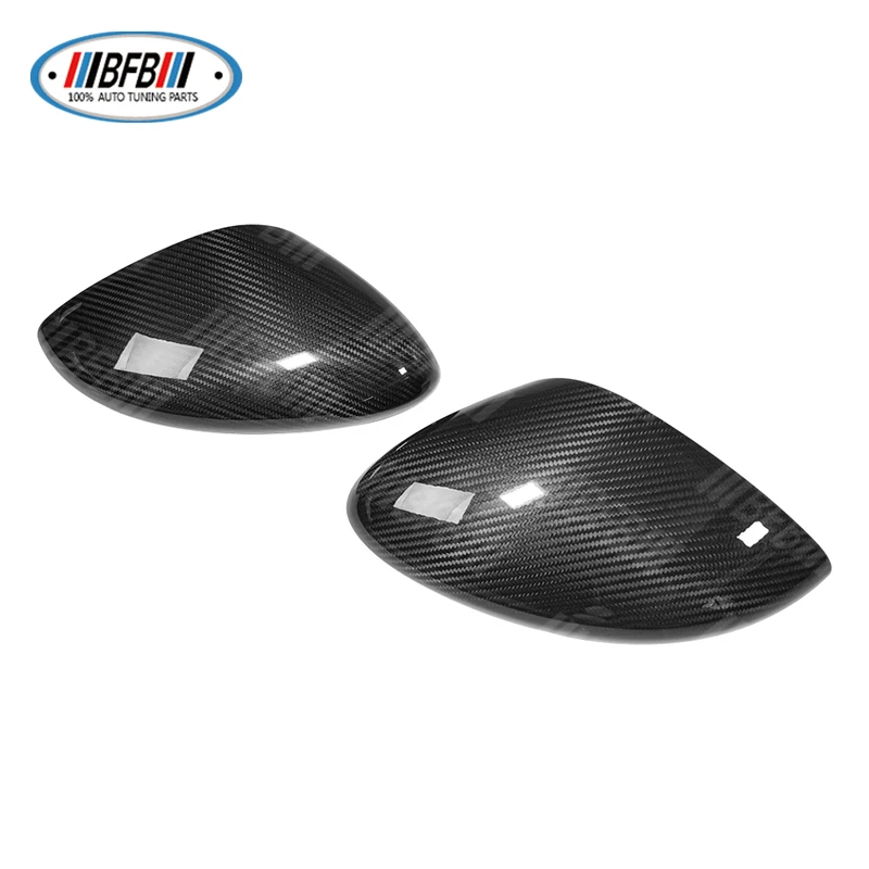 New Dry Carbon Side Rear View Mirror Cover Trim for Ford Mustang Mach-E 2021-2023 Left Right Placement Protection Interior